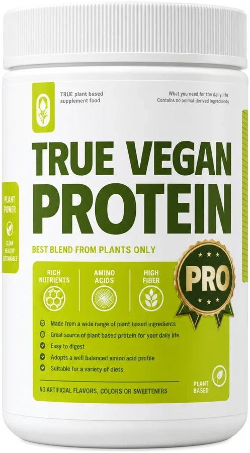 Hộp TRUE VEGAN PROTEIN PRO 500g